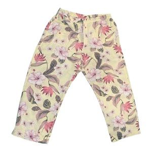 Chico’s Size 3 Tropical Capri Pants